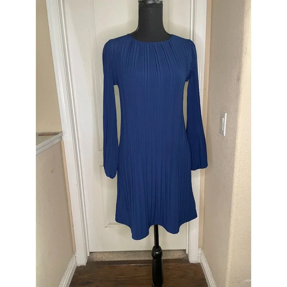 Hilary Radley Womens Pleated Stretch Dress - Picture 3 of 10